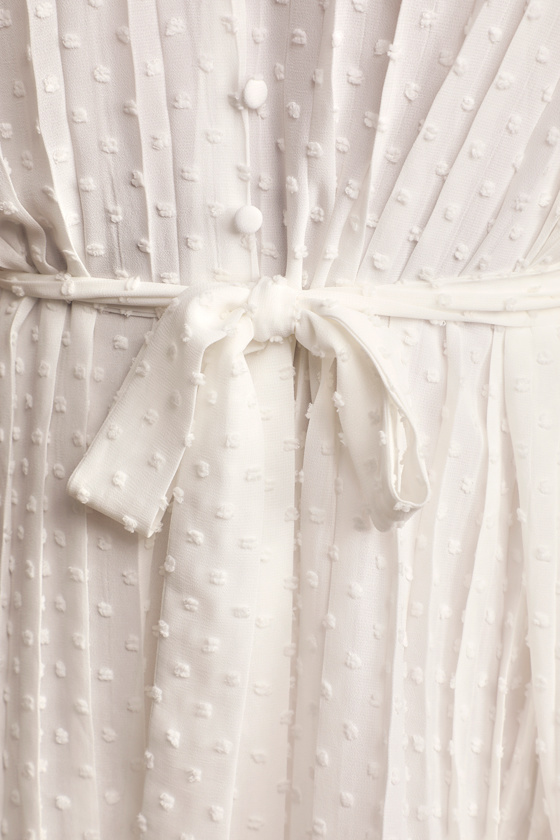 Susie Denim Puff Sleeve Romper - White