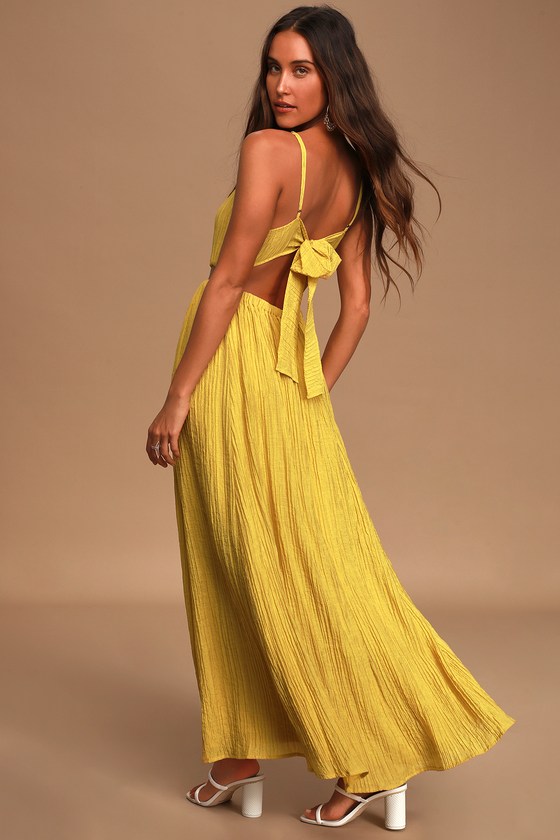 aks mustard yellow printed maxi dress