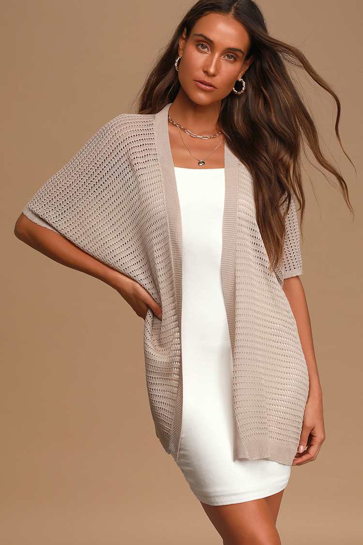 sleeve cardigan