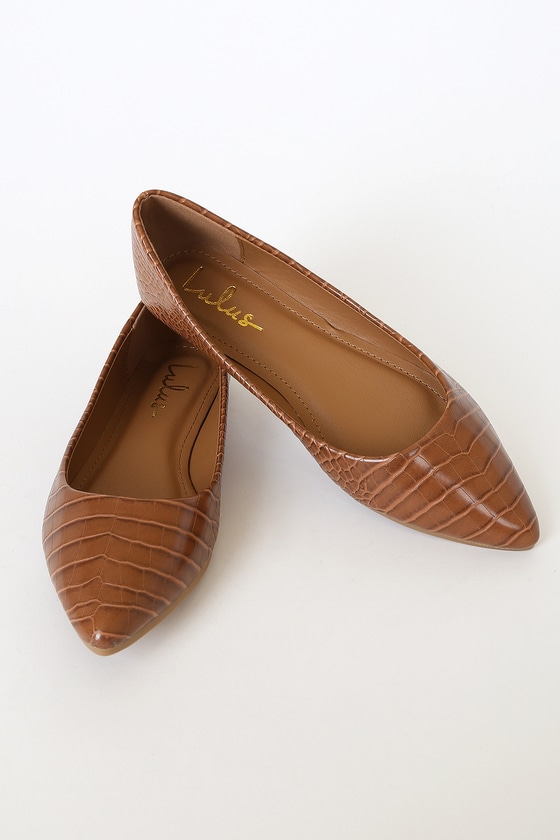 tan summer flats