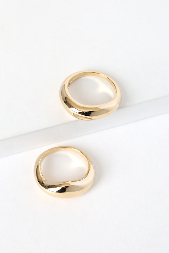 Perfect Pair Gold Ring Set 2