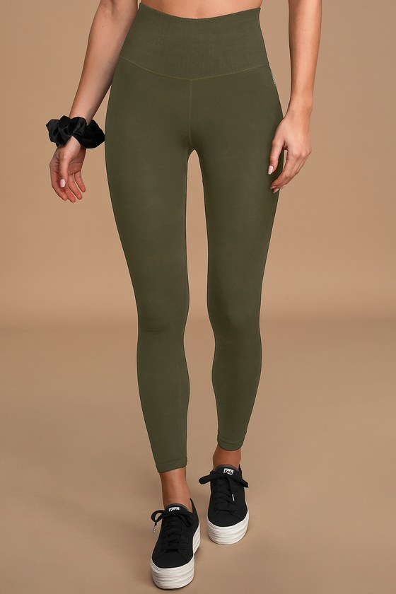 nike leggings olive green