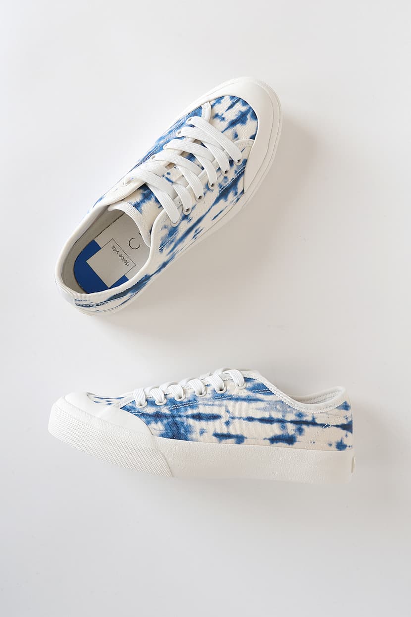 CLEAR by Dolce Vita Bryton - Blue Sneakers - Tie-Dye Print  display picture 1