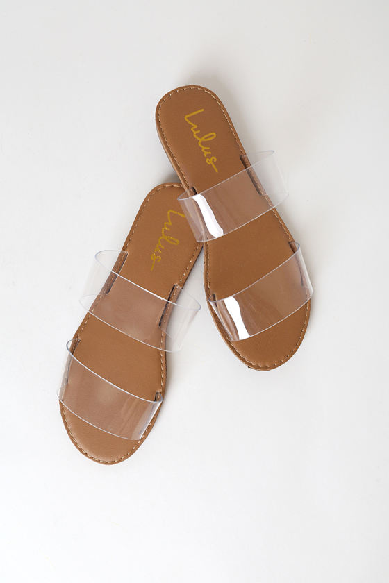 Time to Chill Clear Slide Sandals 3