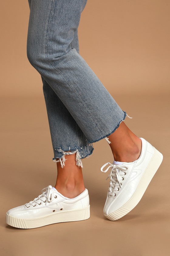 tretorn white platform