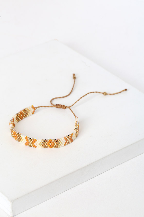 Trust Circle White Multi Beaded Bracelet 2