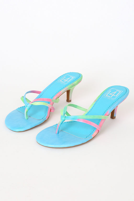 Darling Tie-Dye High Heel Sandals 2