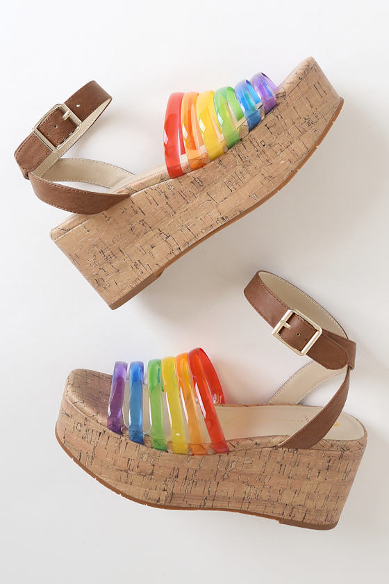 SORRY NOT SORRY: PRIDE MULTI/TAN V-LEATHER 4