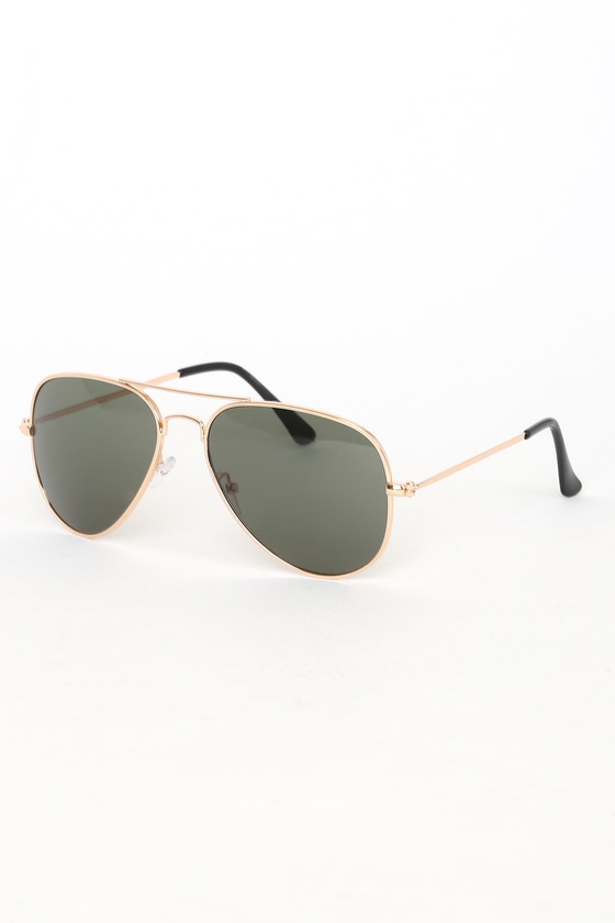 Gold Aviator Sunglasses - Aviators - Gold Wire Aviators - Sunnies - Lulus