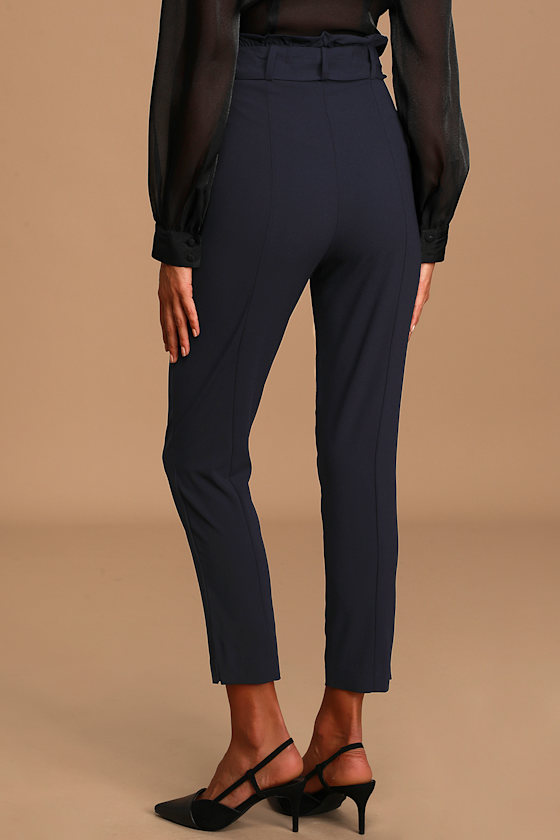 papier Prime line pants /navy×blue papier Prime line pants /navy