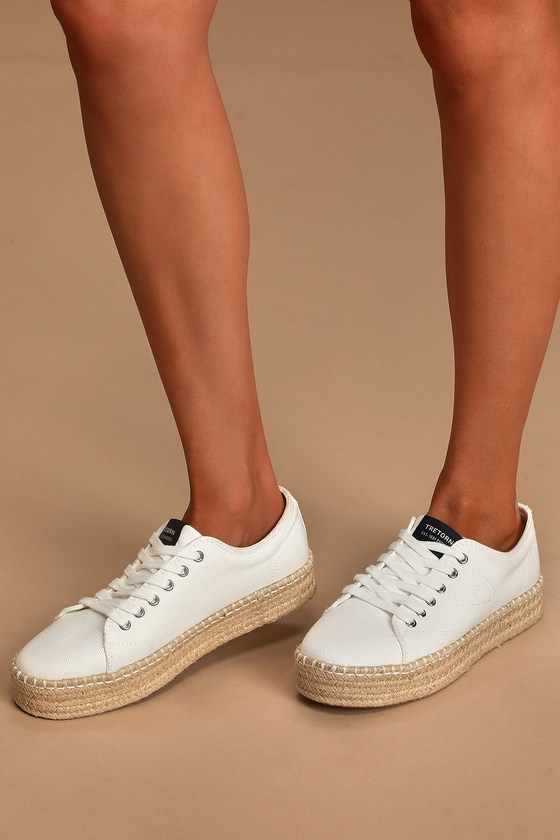 tretorn eve canvas espadrille platform sneakers