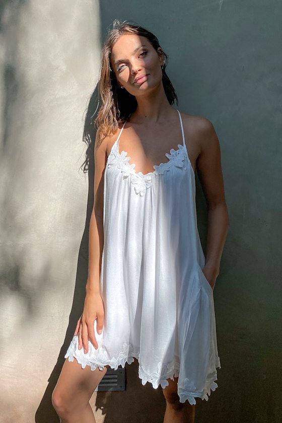 Lily Love Ivory Shift Dress 5
