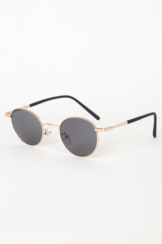 gold wire frame sunglasses