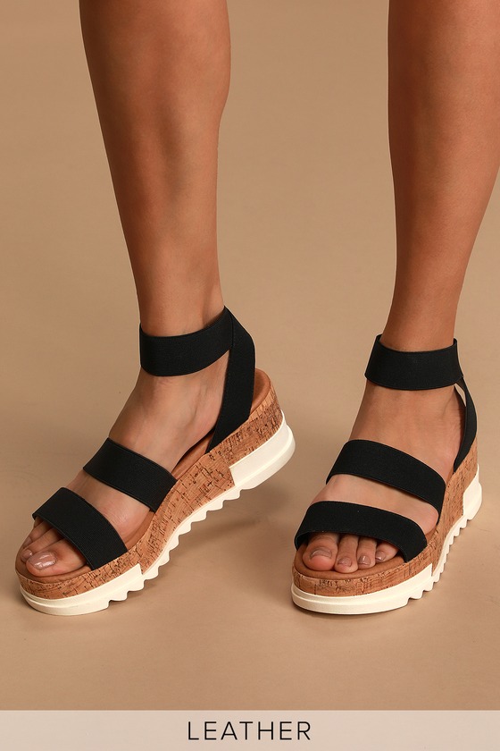 steve madden cork sandals