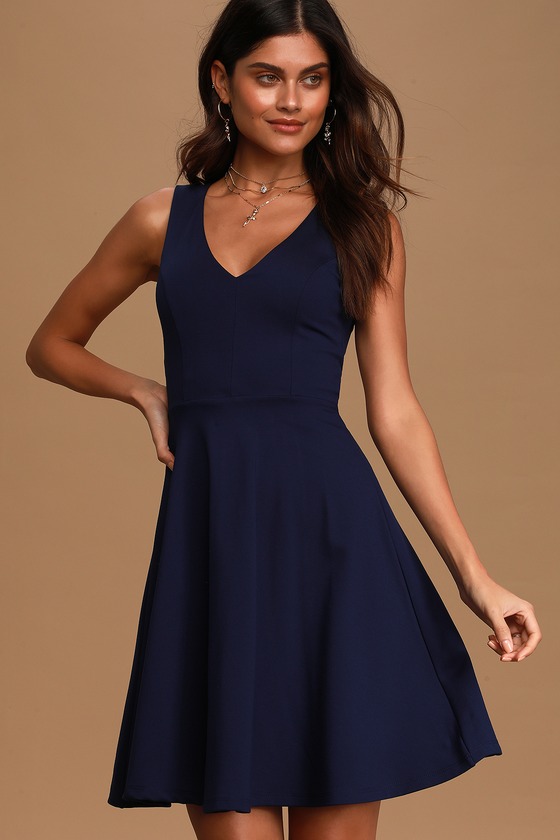 navy blue lulus dress