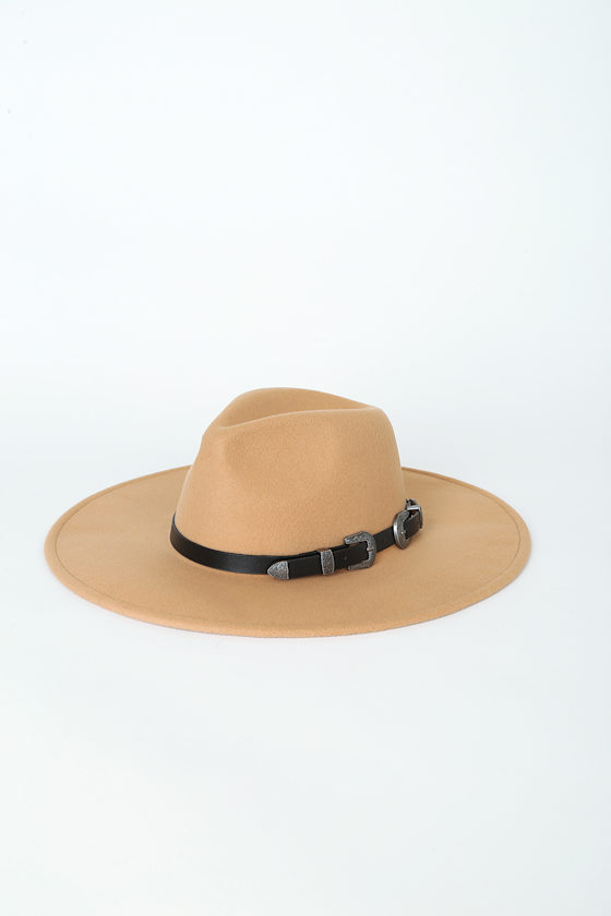 Brown Fedora Belted Fedora Belted Hat Felt Hat Brim Hat Lulus