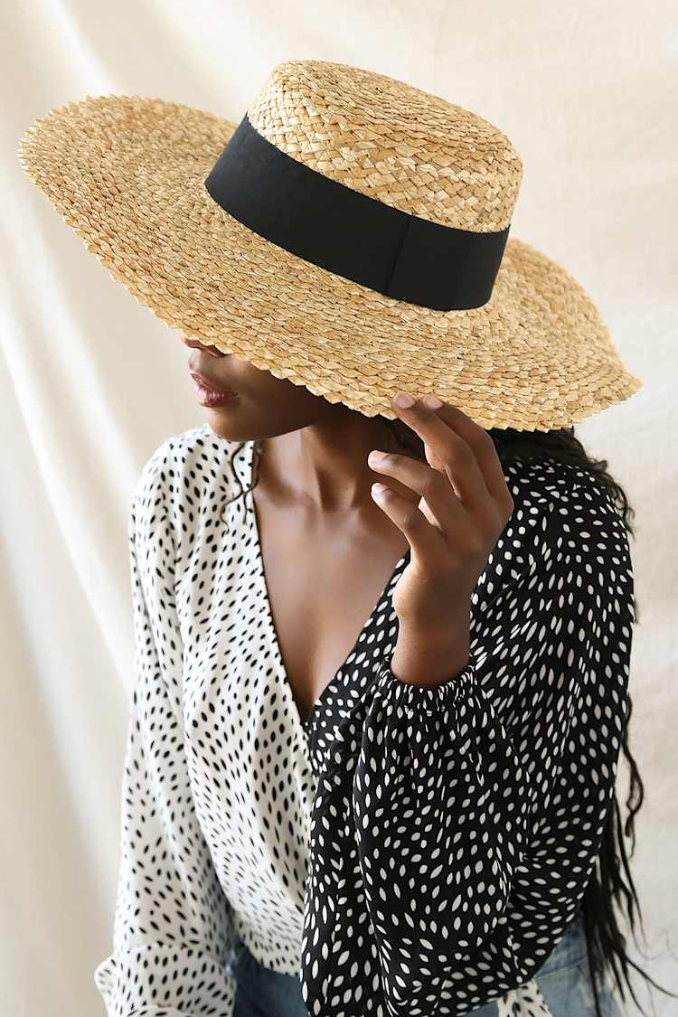 Beige Sun Hat - Oversized Sun Hat - Oversized Straw Hat - Lulus display picture 1