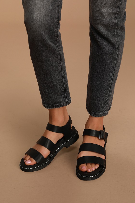 flatform chunky sandals