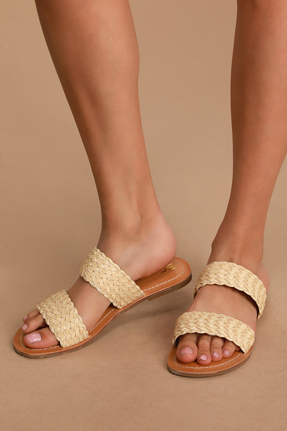 natural woven sandals