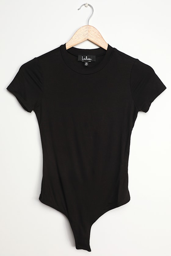 Cute Black Bodysuit TShirt Bodysuit Tee Bodysuit
