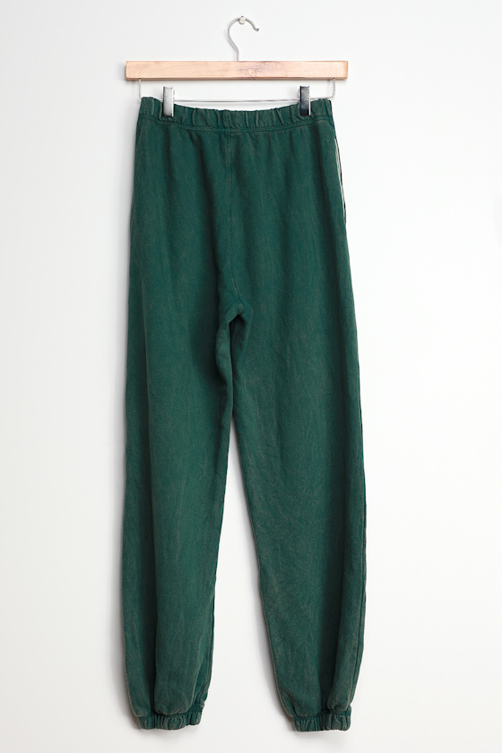 dark green joggers