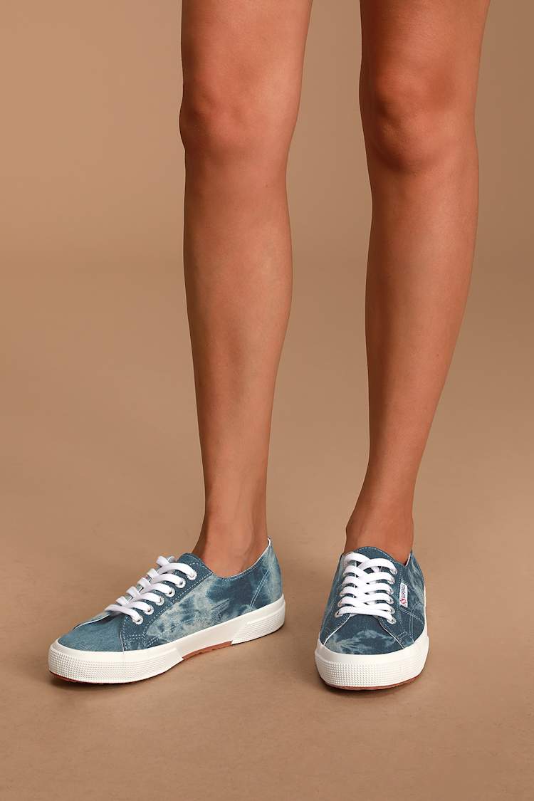 superga denim sneakers