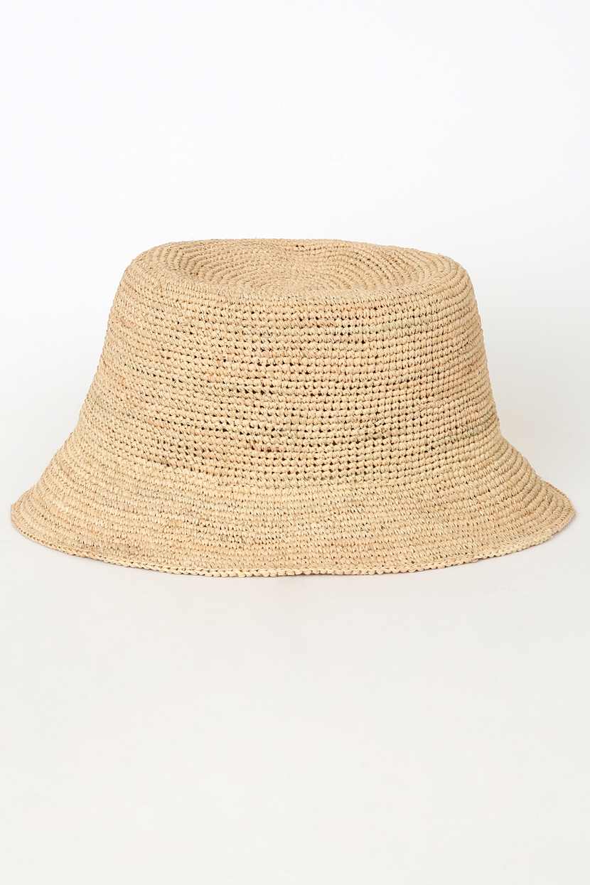 Wyeth Aden Bucket Hat in Natural Aden Raffia Bucket Hat in Natural main image 4