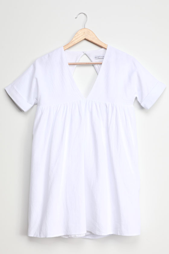 Robe Ginger Mademoiselle Fleurie Blanche - Taille L - Neuf Avec étiquettes