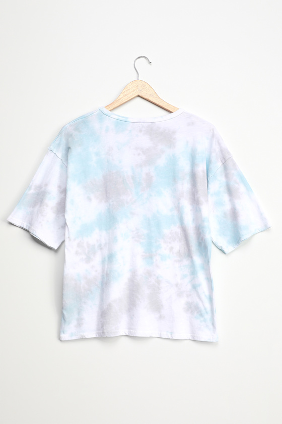 Hang Around Blue Tie-Dye Tee 4