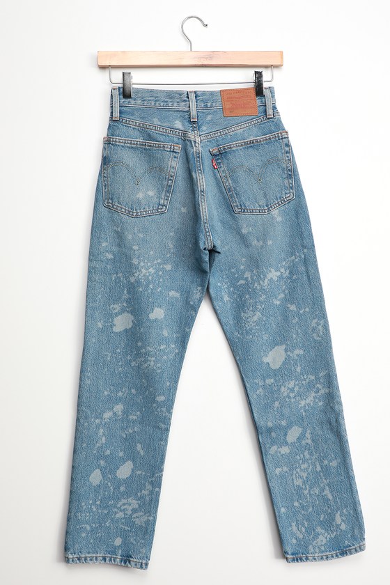 levi's 501 crop straight leg