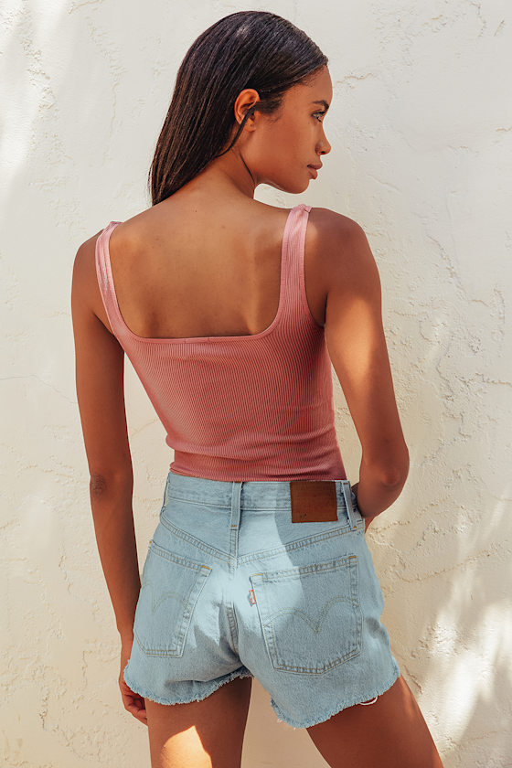 Denim Shorts - Cutoff Shorts - Lulus