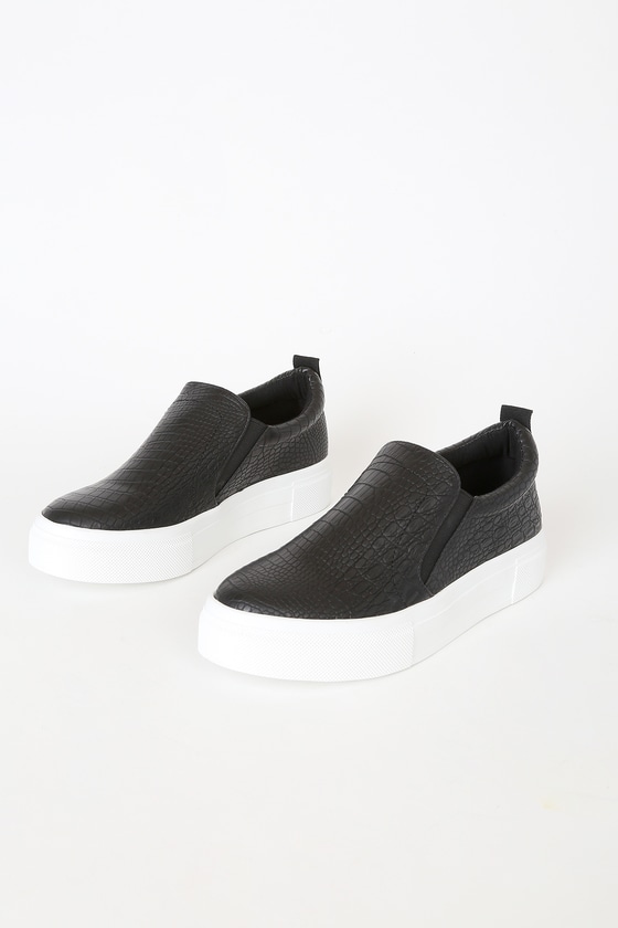 Vans Slip-On Skate Shoe - Black | Journeys