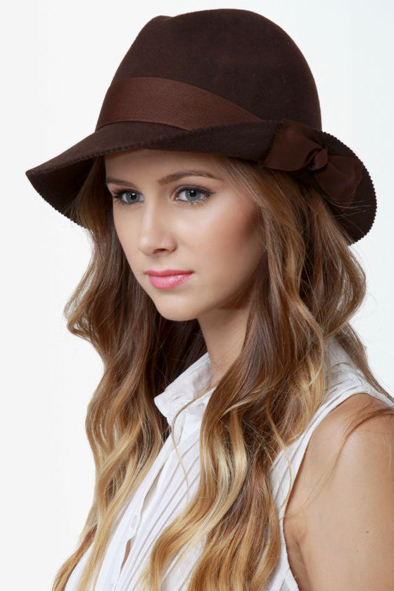 San Diego Hat Co. Fedora Dark Brown Fedora 49.00 Lulus