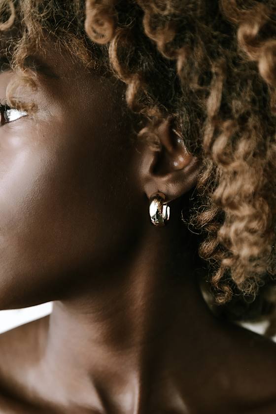Loop Around Gold Mini Hoop Earrings 1