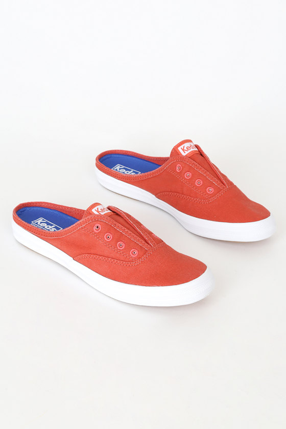 Moxie Chili Red Sneaker Mules 3