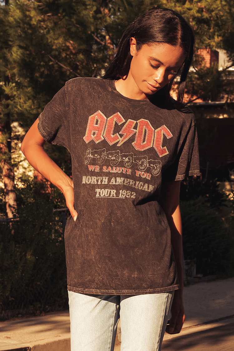 oversized ac dc shirt