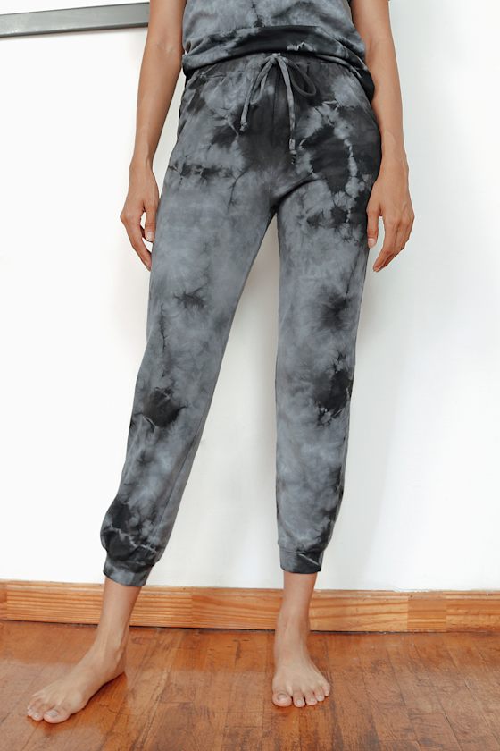 Women's Multi Tie-Dyed Cotton Joggers