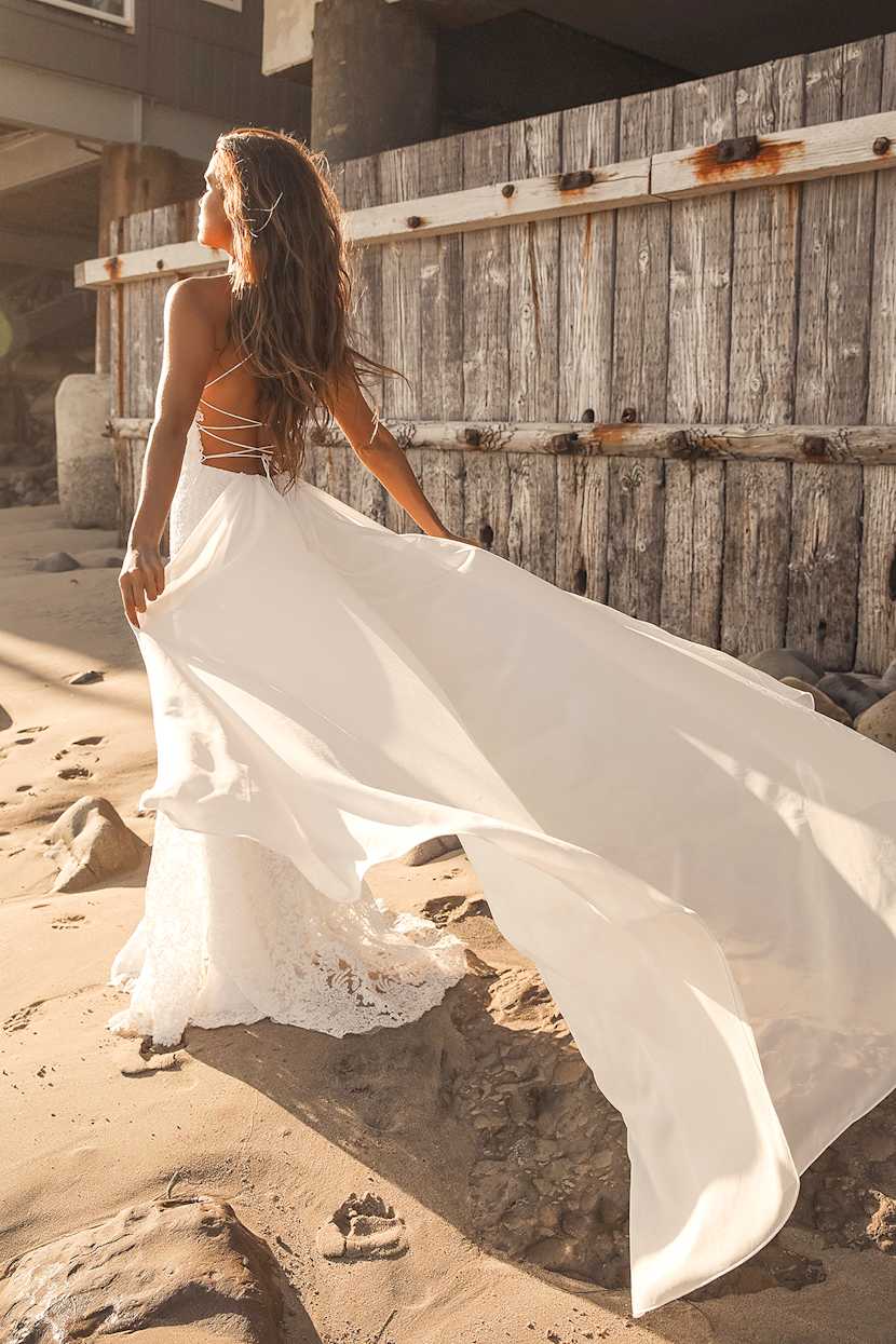 Remarkable Moment White Floral Embroidered Lace-Up Maxi Dress Remarkable Moment White Floral Embroidered Lace-Up Maxi Dress