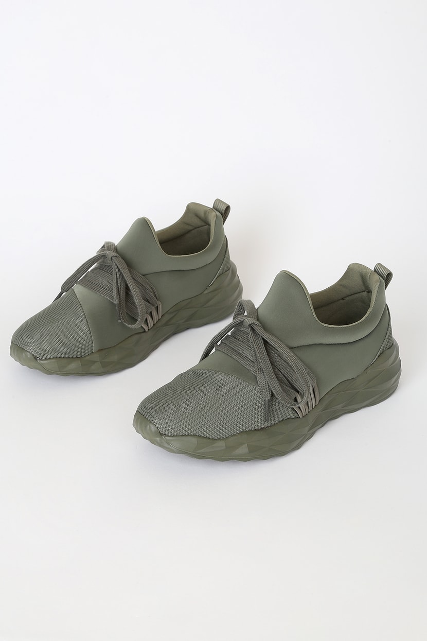 Remmy Olive Green Sneakers