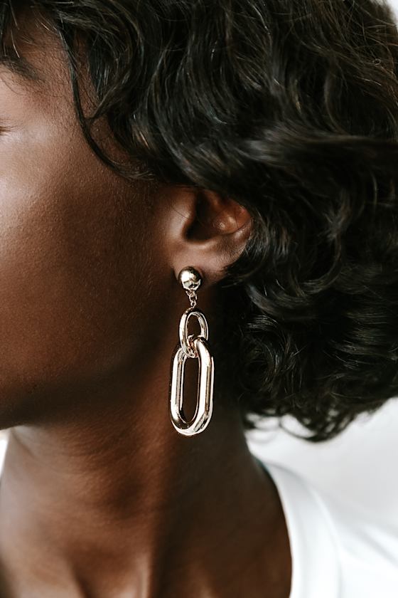 Linked to Love Gold Earrings 3