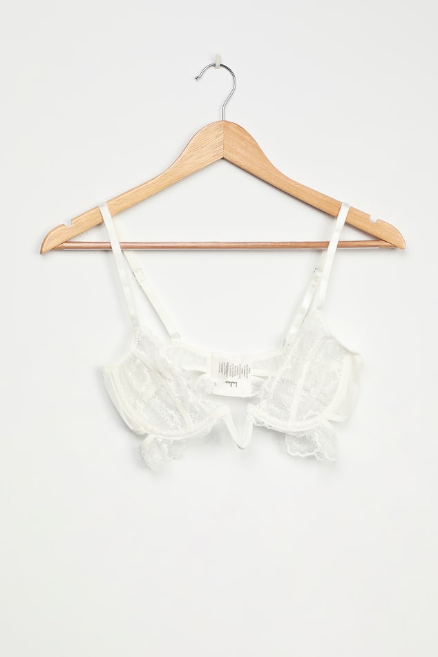 Amy Sheer Lace Bralette - White