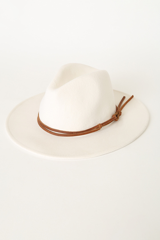Wyeth Billie Hat Cream Fedora Hat Felted Wool Fedora Hat Lulus