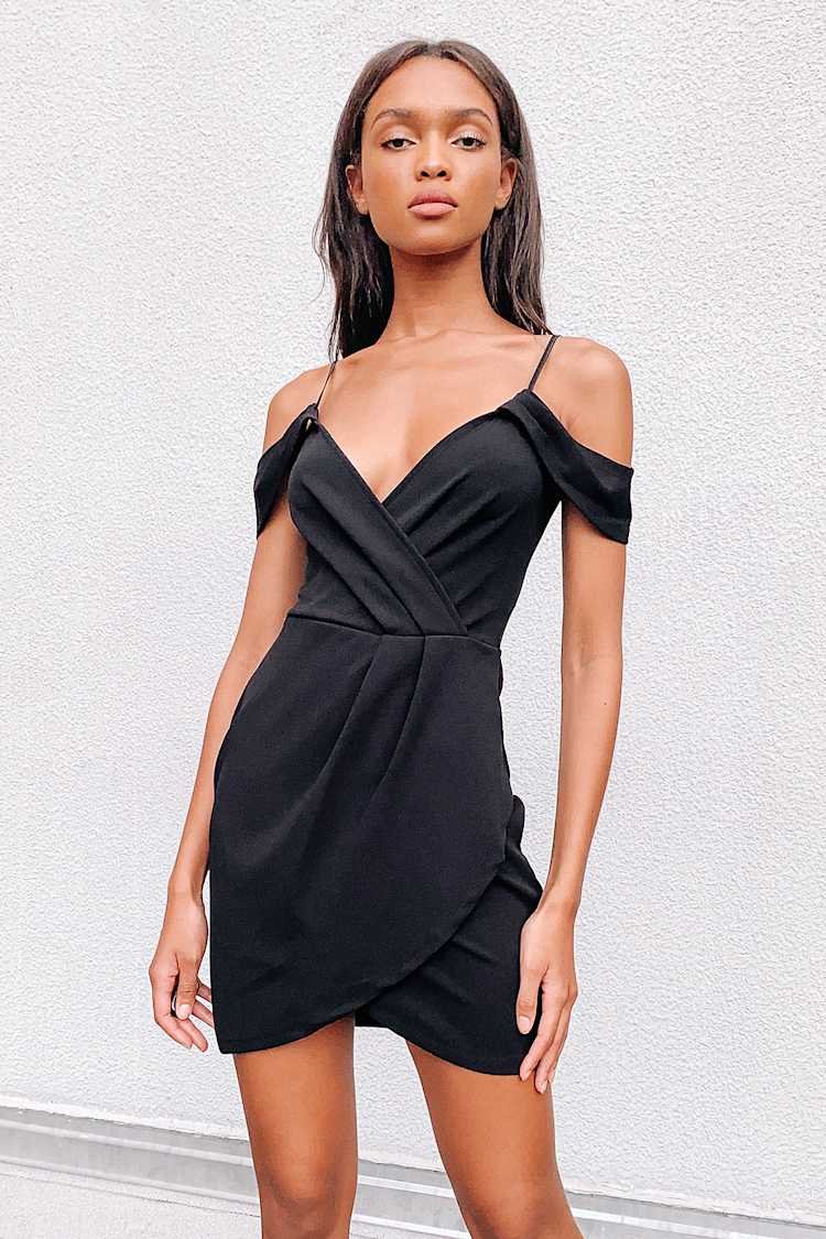 bodycon midi dress outfit ideas Raelynn Black Deep V-Neck Bodycon Maxi Dress, L / Black main image 0