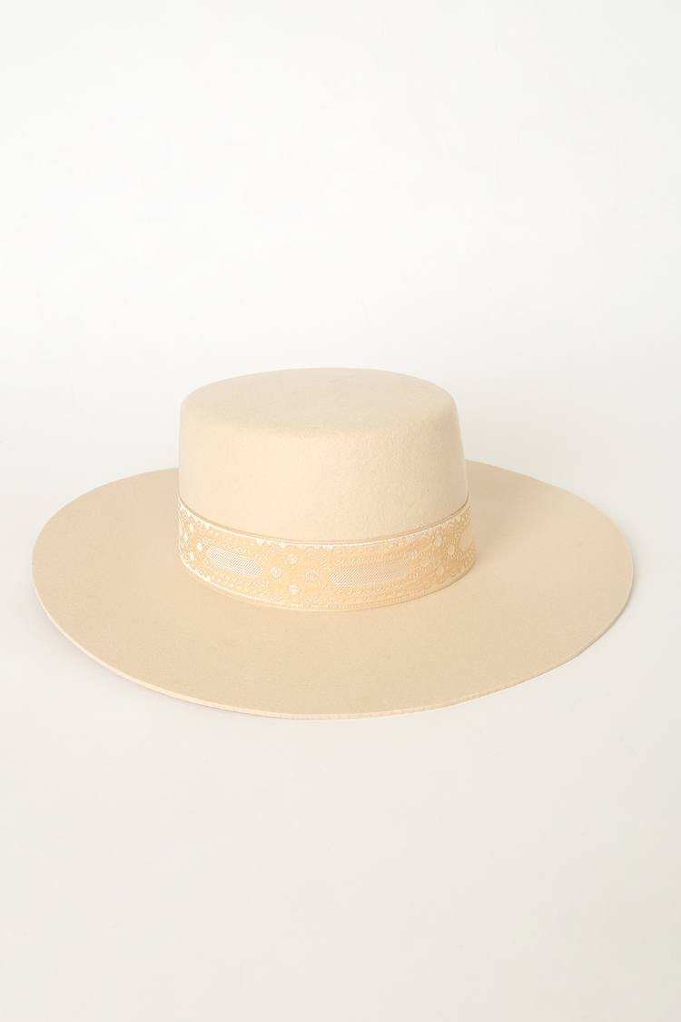 Lack of Color (LOC) Sierra ivory wool wide brim boater hat 51F+-9Qr1LL._AC_UY1000_.jpg main image 4