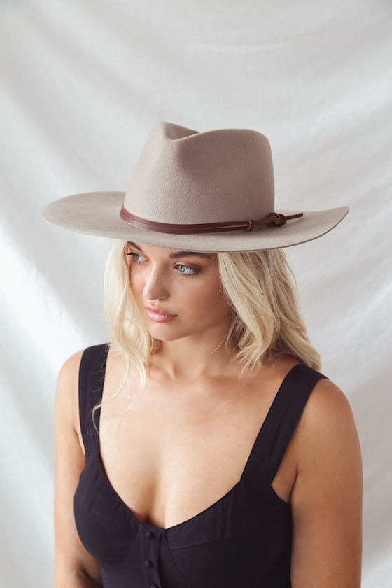 Wyeth Logan Rancher Wool Hat Unisex O/S Classic Fall Distinguished Winter Staple SK_rancher-cap-orange.jpg?v=  main image 4