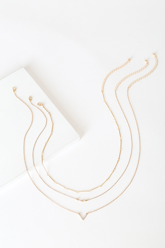 Take Your Pick Gold Necklace Set 2
