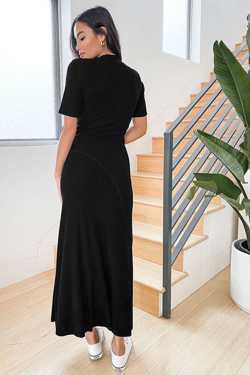 chinese dress ladies Air Essentials Maxi T-shirt Dress, Very Black