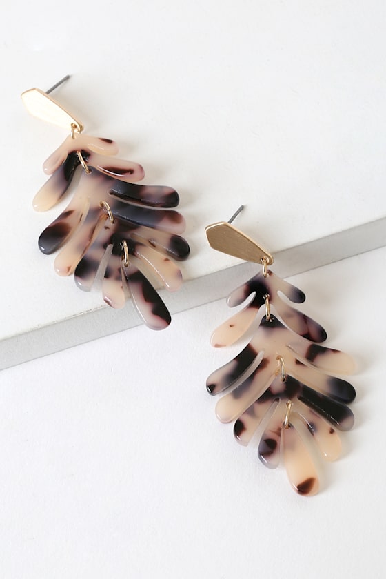 Cute Black Earrings Leaf Earrings Earrings Lulus