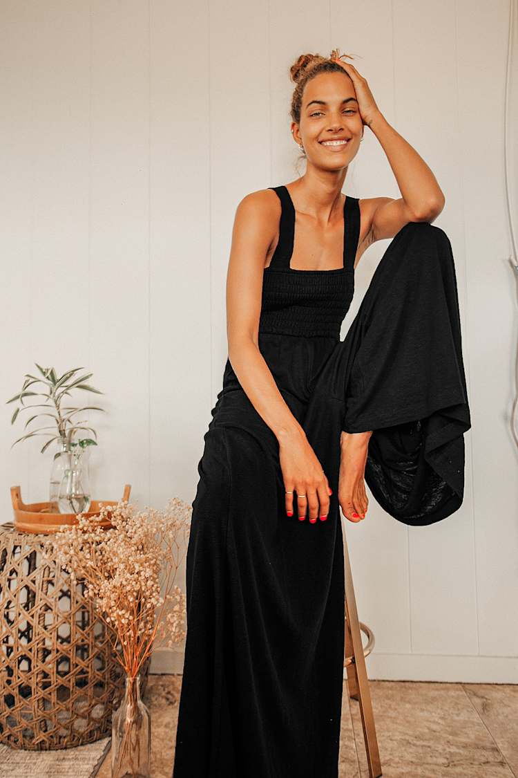 Free People Homecoming - Comfy Black Jumpsuit - Wide-Leg Jumpsuit - Lulus Free People Homecoming - Comfy Black Jumpsuit - Wide-Leg Jumpsuit - Lulus