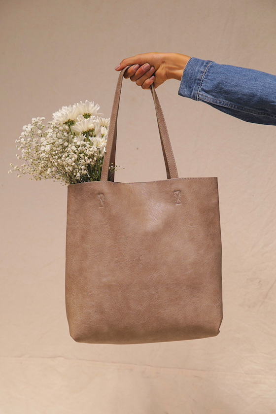 Aleeah Taupe Tote 6